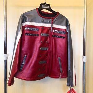 Vintage Rose Schott Leather Motorcycle Jacket